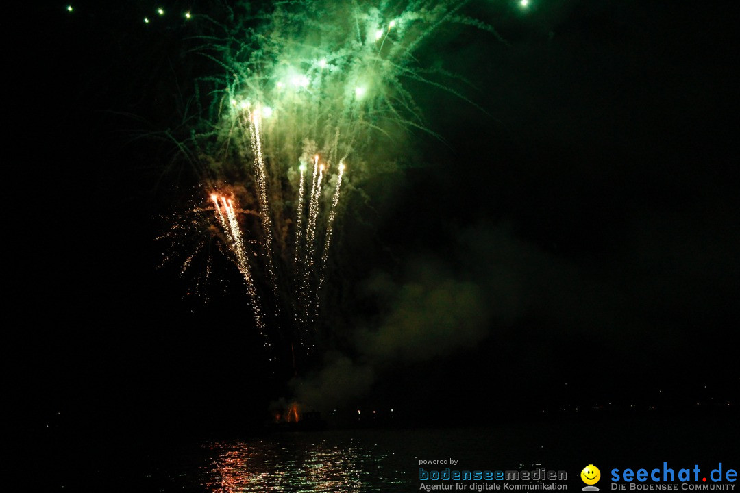 Hafenfest mit Feuerwerk: Bregenz am Bodensee, 27.08.2016