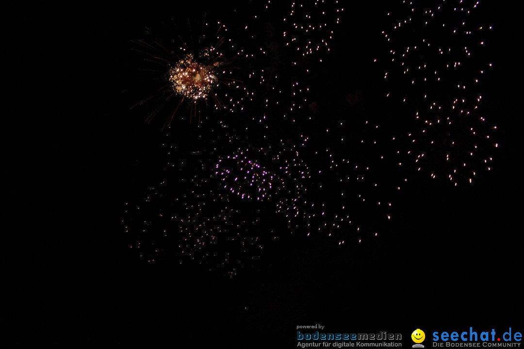 Hafenfest mit Feuerwerk: Bregenz am Bodensee, 27.08.2016