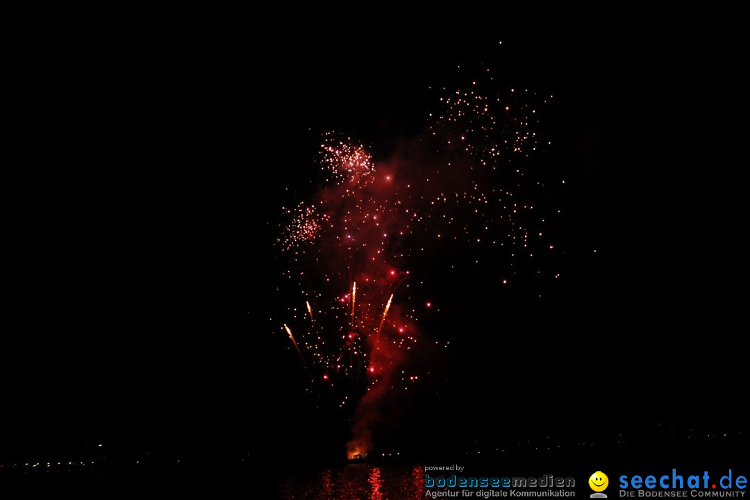 Hafenfest mit Feuerwerk: Bregenz am Bodensee, 27.08.2016