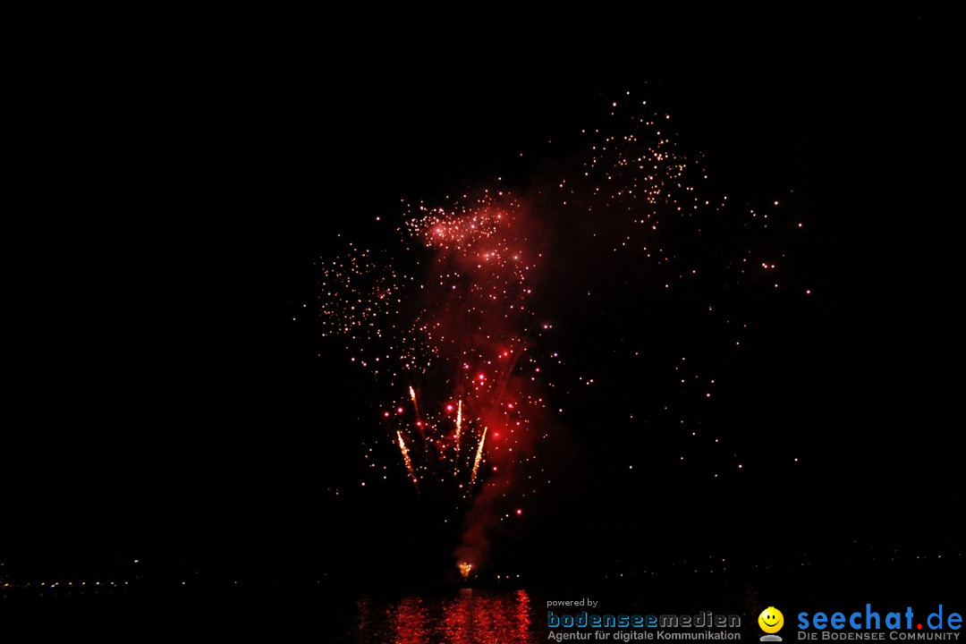 Hafenfest mit Feuerwerk: Bregenz am Bodensee, 27.08.2016