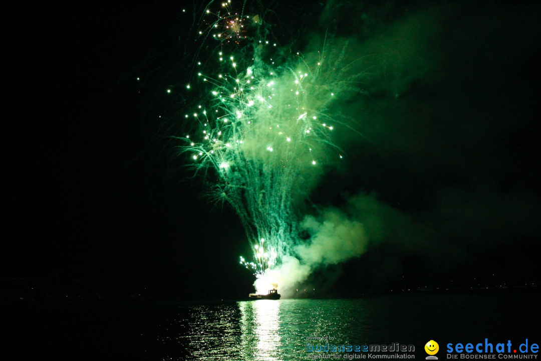 Hafenfest mit Feuerwerk: Bregenz am Bodensee, 27.08.2016