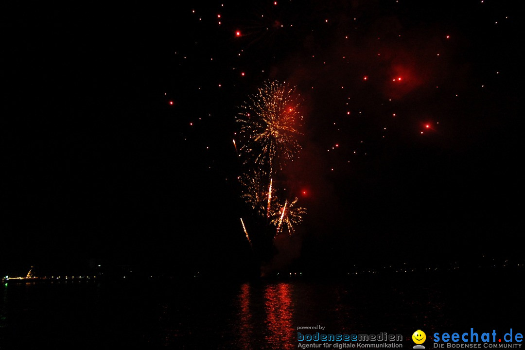 Hafenfest mit Feuerwerk: Bregenz am Bodensee, 27.08.2016