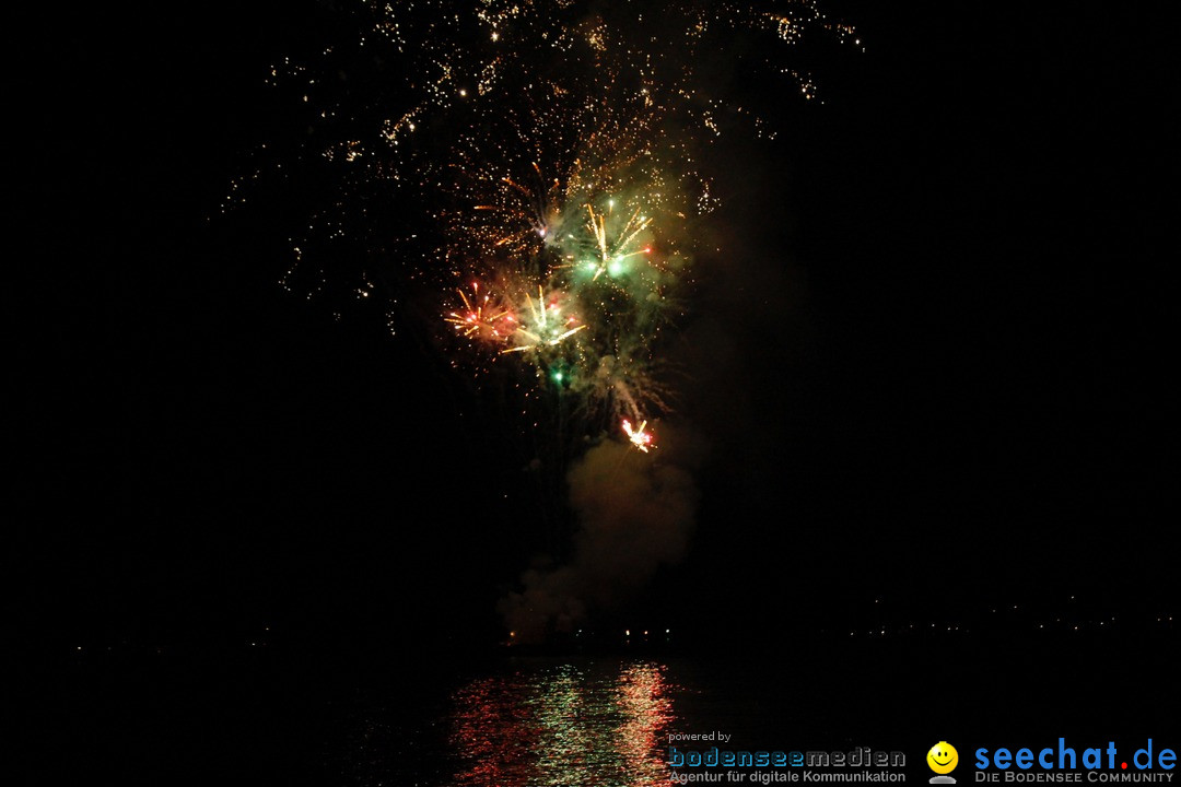 Hafenfest mit Feuerwerk: Bregenz am Bodensee, 27.08.2016