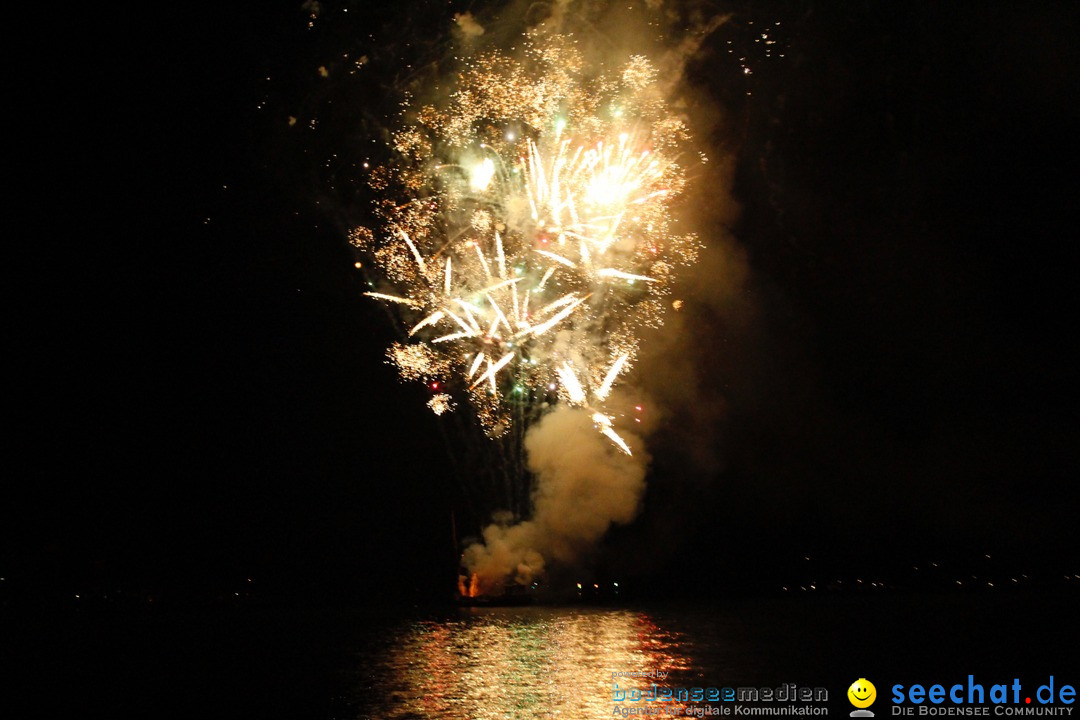 Hafenfest mit Feuerwerk: Bregenz am Bodensee, 27.08.2016