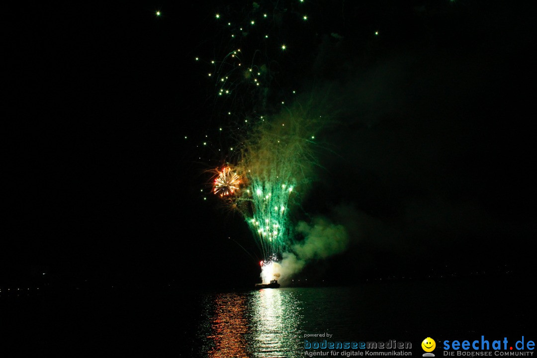 Hafenfest mit Feuerwerk: Bregenz am Bodensee, 27.08.2016