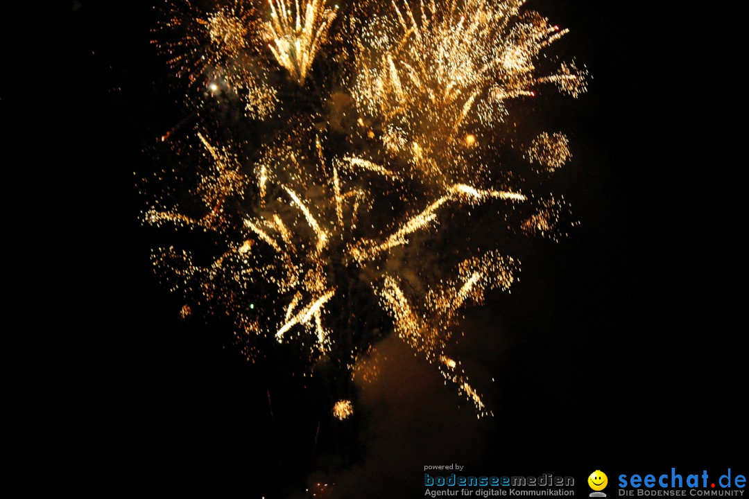 Hafenfest mit Feuerwerk: Bregenz am Bodensee, 27.08.2016