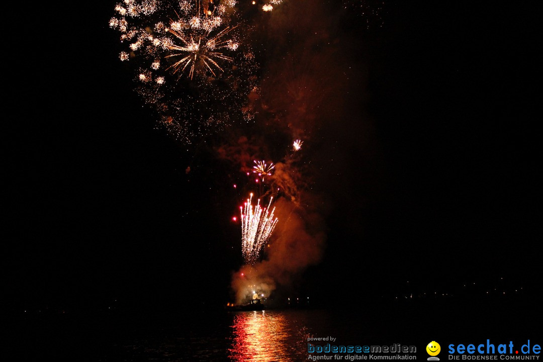 Hafenfest mit Feuerwerk: Bregenz am Bodensee, 27.08.2016