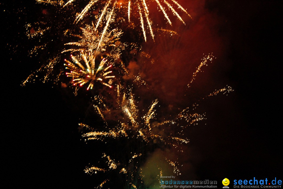 Hafenfest mit Feuerwerk: Bregenz am Bodensee, 27.08.2016