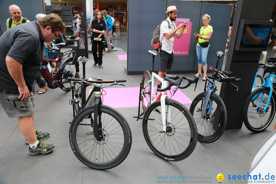 EUROBIKE 2016 - Die Messe der Fahrradtrends: Friedrrichshafen, 03.09.2016