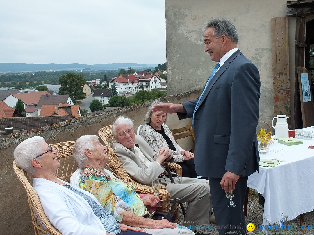 Finissage - Zeitgenoessische Kunst: Neufra, 04.09.2016