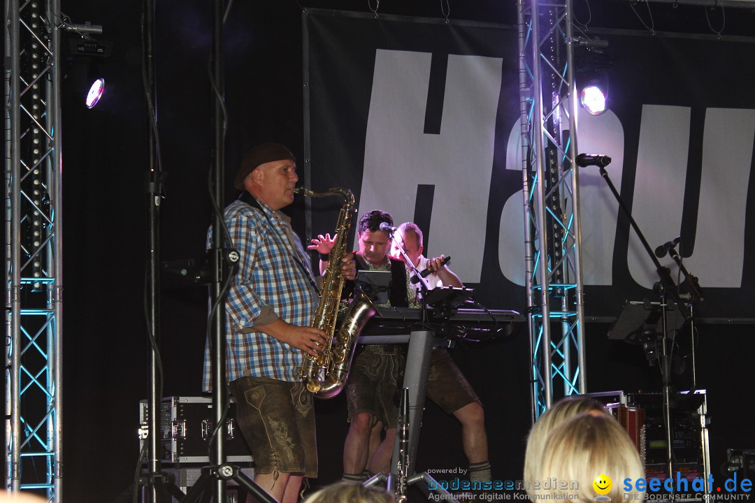 Alpenparty mit Partyband Hautnah: Zoznegg am Bodensee, 17.09.2016