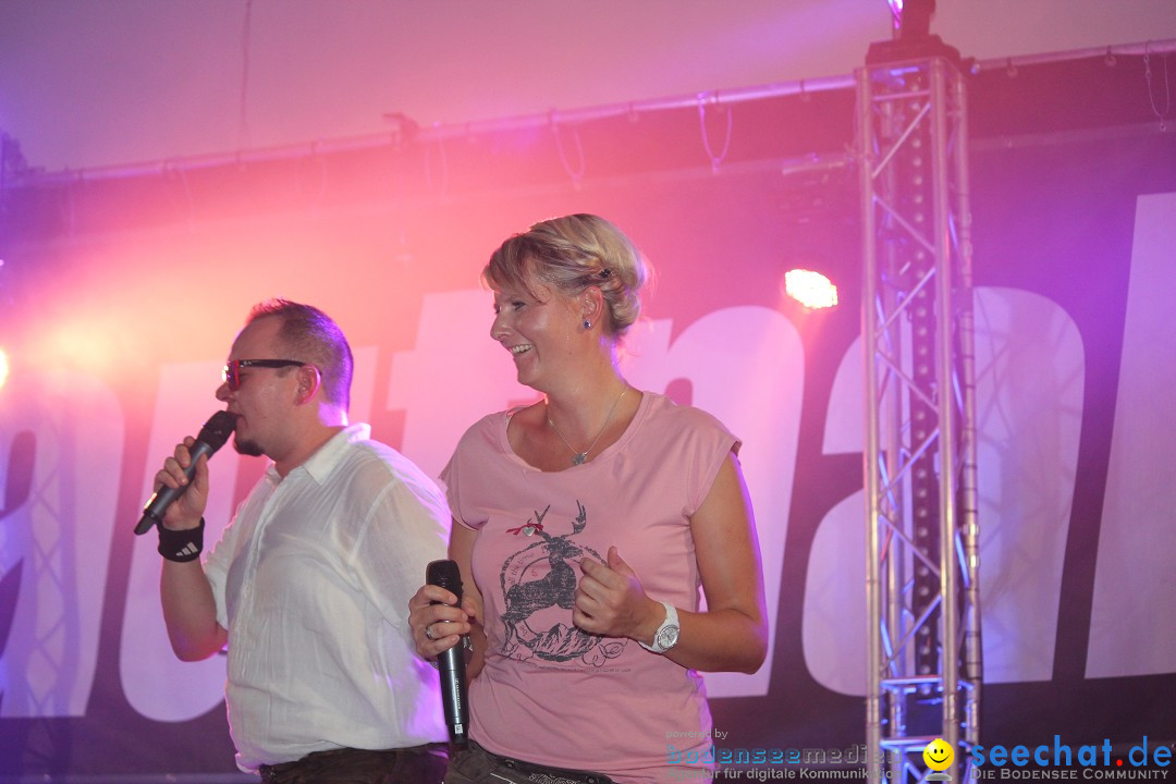 Alpenparty mit Partyband Hautnah: Zoznegg am Bodensee, 17.09.2016