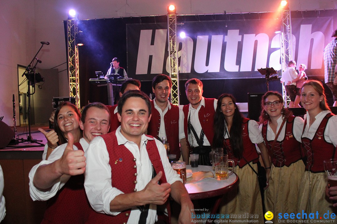 Alpenparty mit Partyband Hautnah: Zoznegg am Bodensee, 17.09.2016