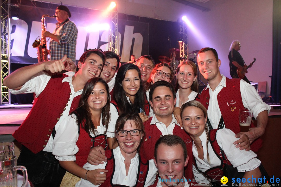 Alpenparty mit Partyband Hautnah: Zoznegg am Bodensee, 17.09.2016