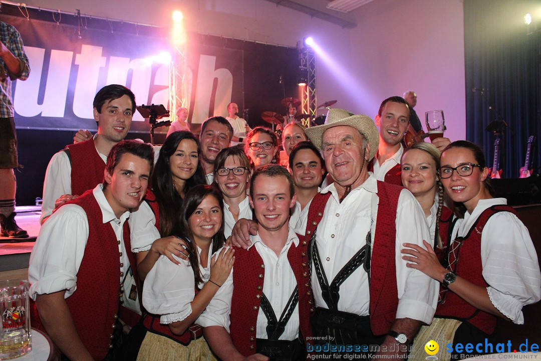 Alpenparty mit Partyband Hautnah: Zoznegg am Bodensee, 17.09.2016