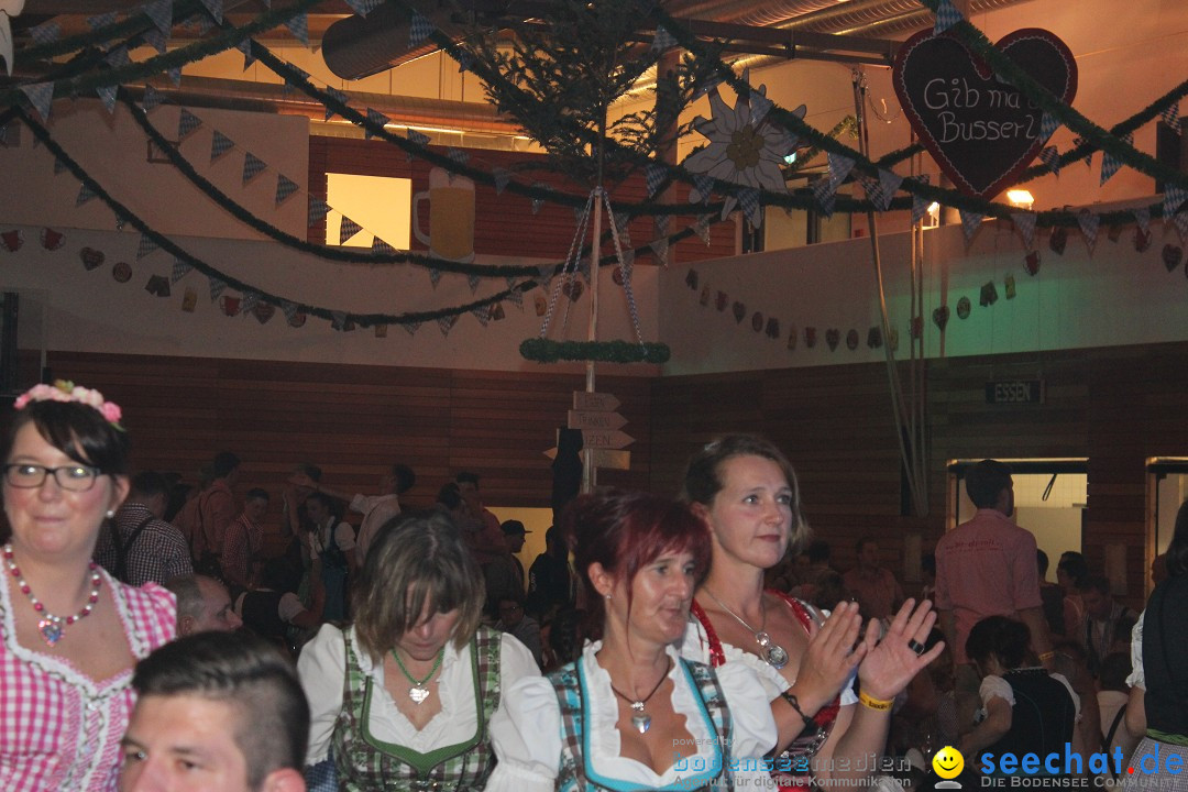 Alpenparty mit Partyband Hautnah: Zoznegg am Bodensee, 17.09.2016