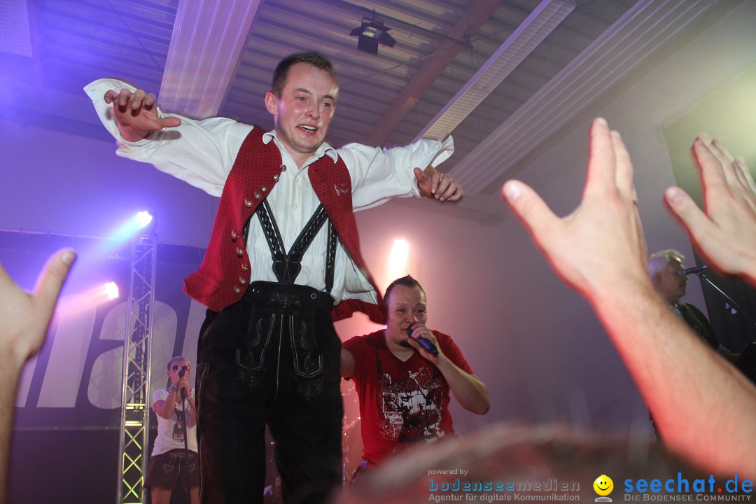 Alpenparty mit Partyband Hautnah: Zoznegg am Bodensee, 17.09.2016