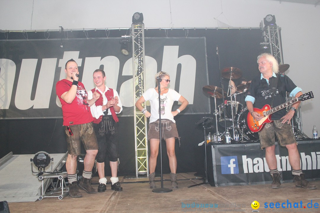 Alpenparty mit Partyband Hautnah: Zoznegg am Bodensee, 17.09.2016