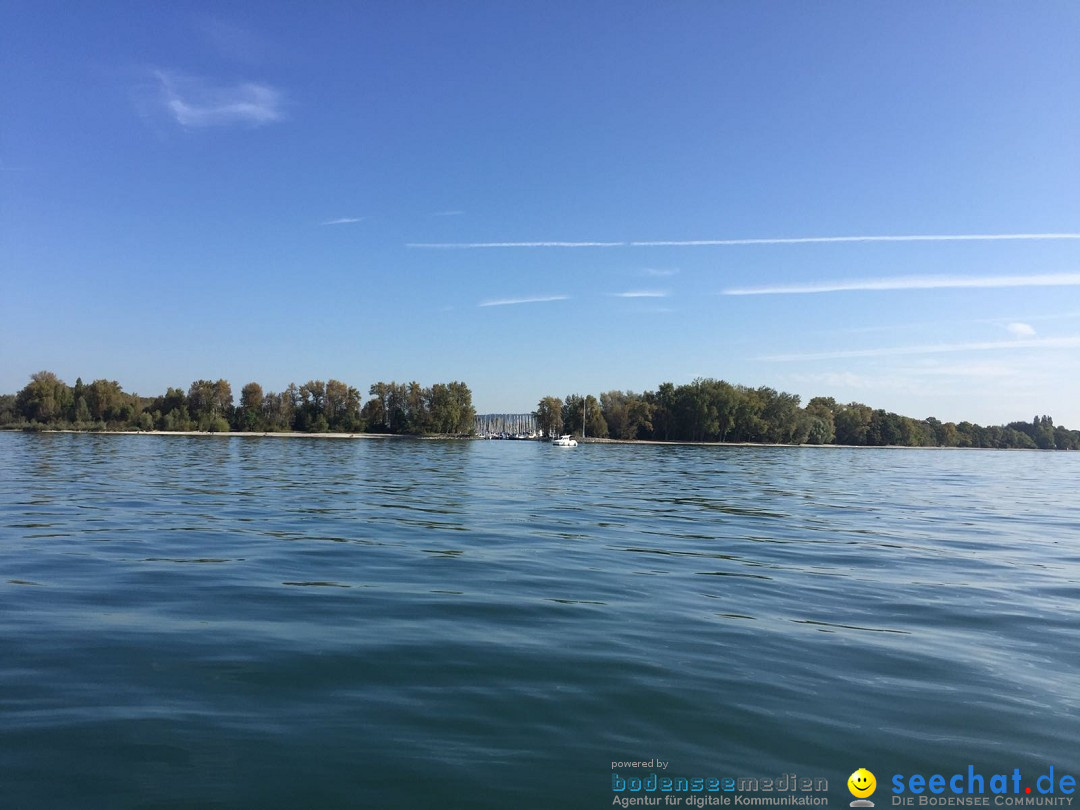 Martin Tschepe: Krault durch den Bodensee mit BODENSEEBOOT.DE, 29.09.2016