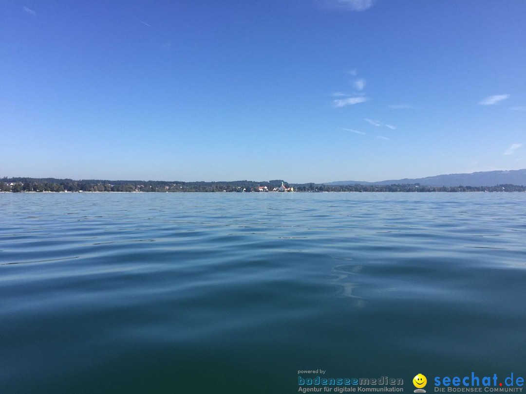 Martin Tschepe: Krault durch den Bodensee mit BODENSEEBOOT.DE, 29.09.2016