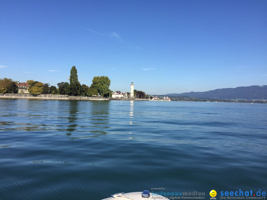 Martin Tschepe: Krault durch den Bodensee mit BODENSEEBOOT.DE, 29.09.2016