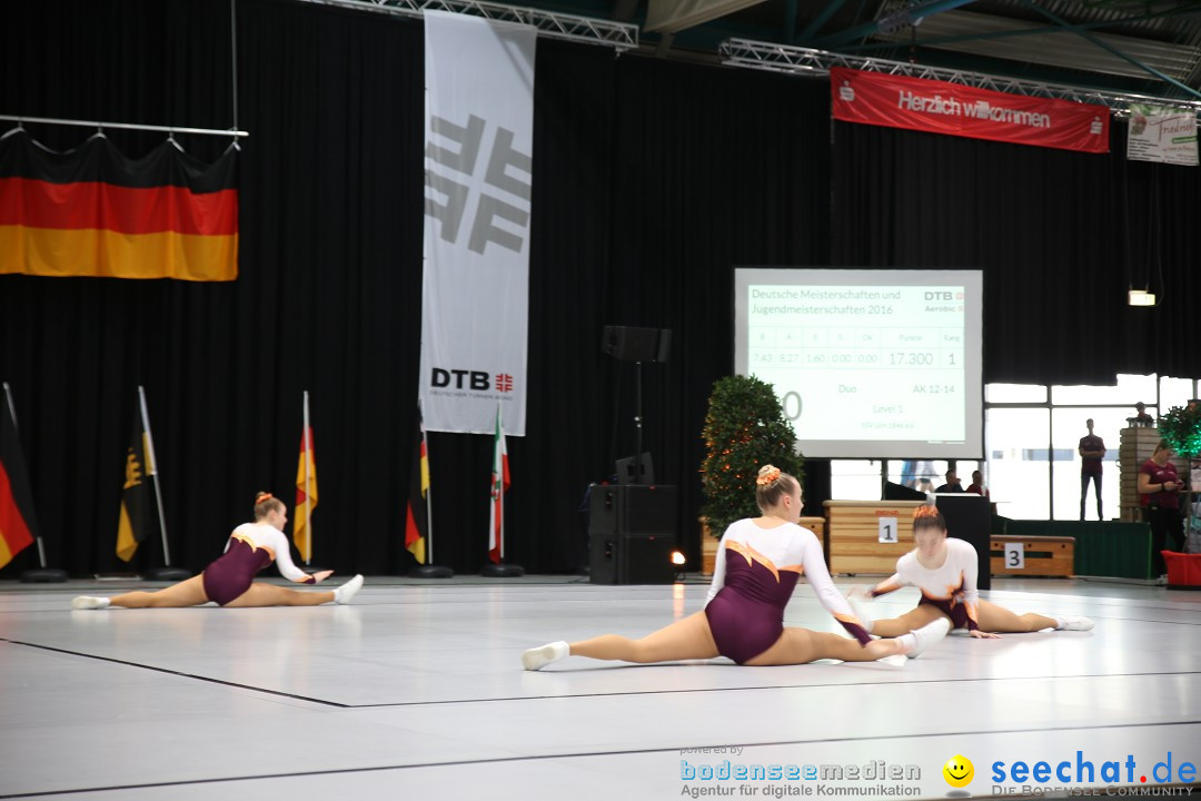 Deutsche Meisterschaften Aerobic 2016: Stockach am Bodensee, 01.10.2016