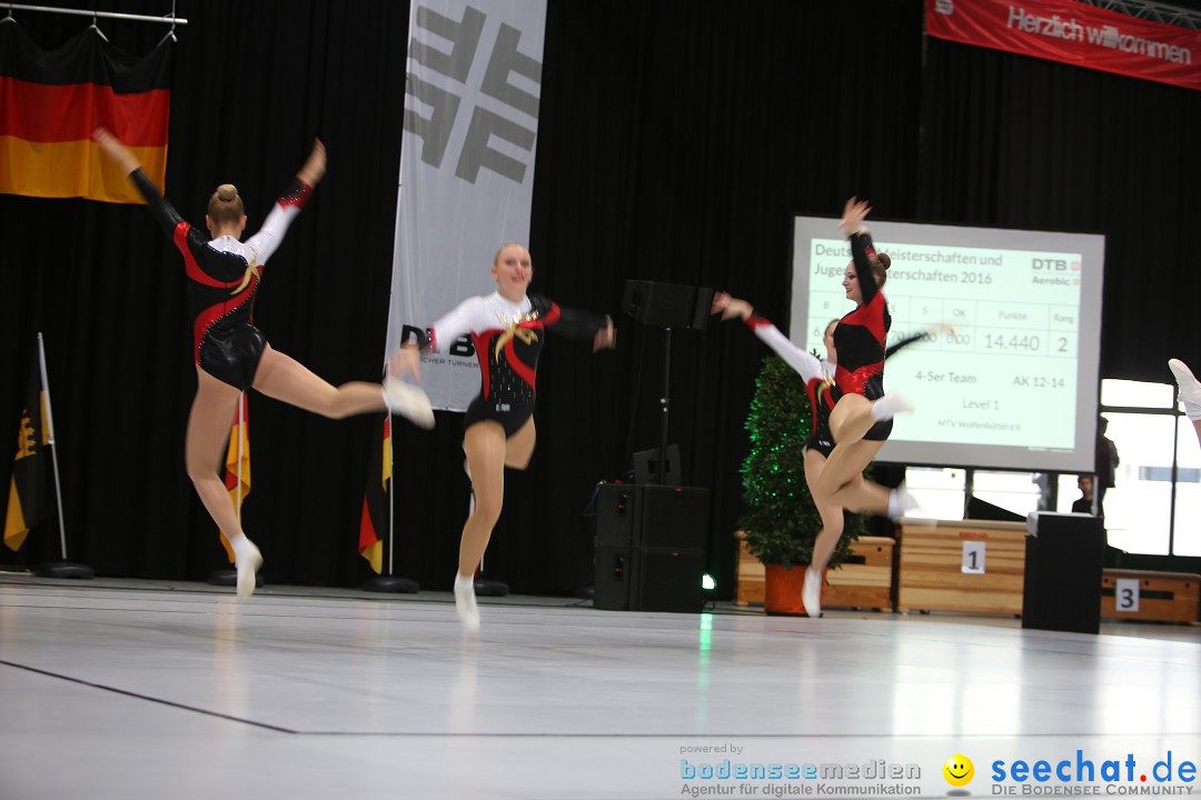 Deutsche Meisterschaften Aerobic 2016: Stockach am Bodensee, 01.10.2016