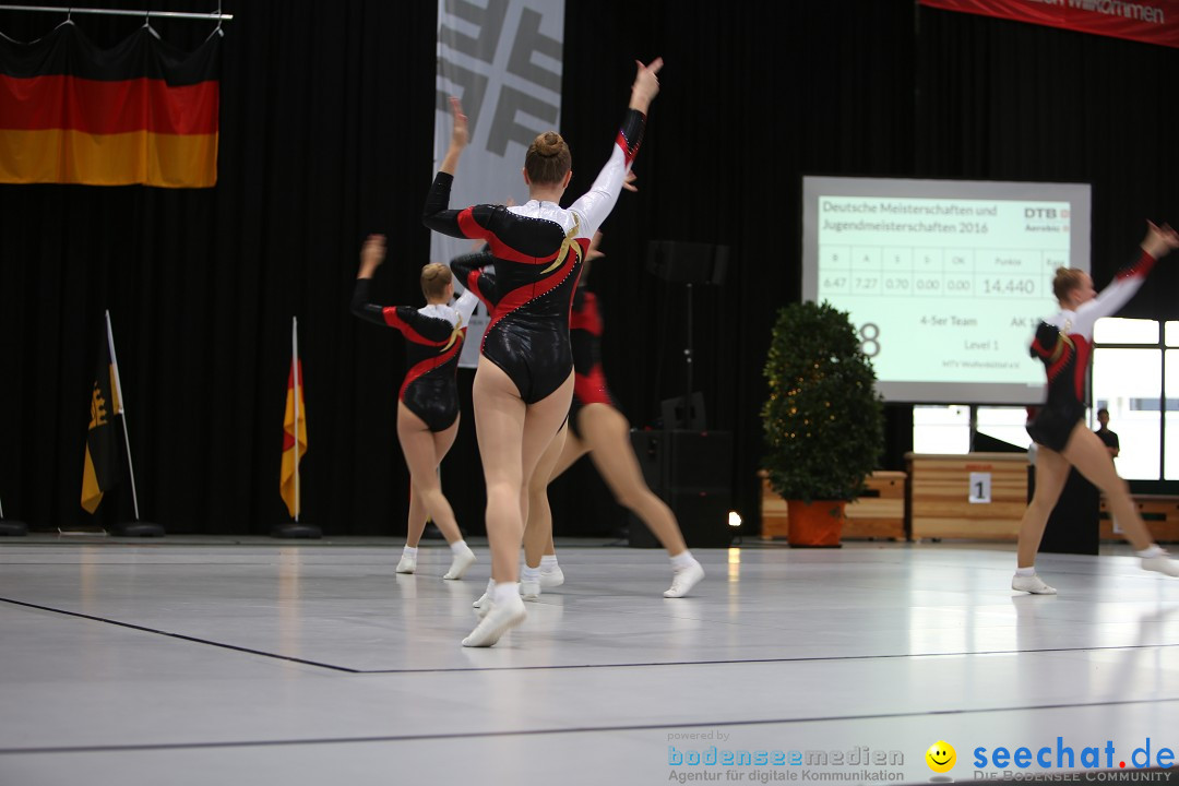 Deutsche Meisterschaften Aerobic 2016: Stockach am Bodensee, 01.10.2016