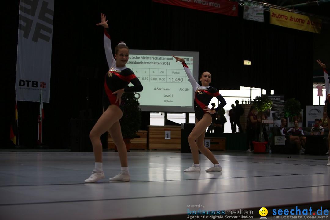 Deutsche Meisterschaften Aerobic 2016: Stockach am Bodensee, 01.10.2016