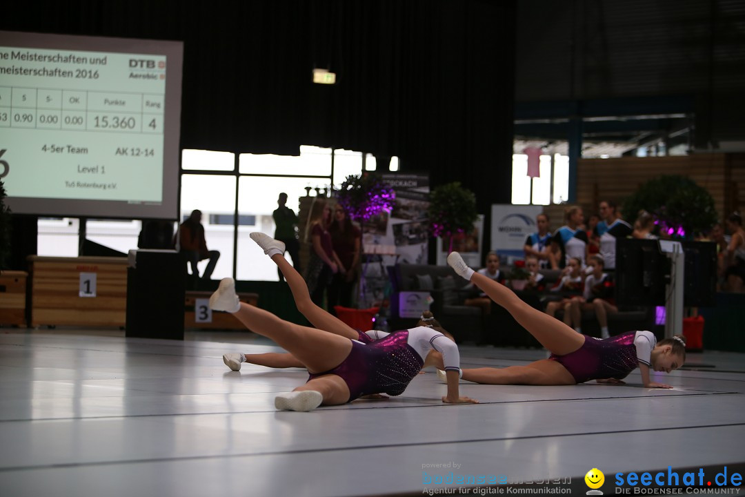 Deutsche Meisterschaften Aerobic 2016: Stockach am Bodensee, 01.10.2016