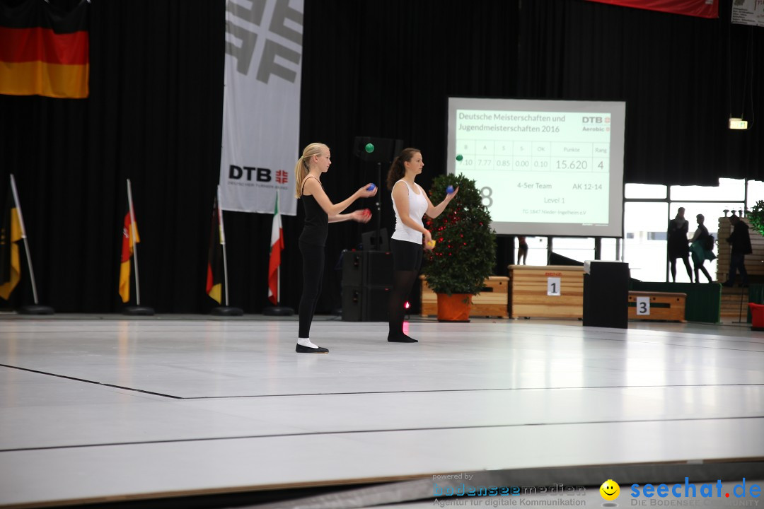 Deutsche Meisterschaften Aerobic 2016: Stockach am Bodensee, 01.10.2016