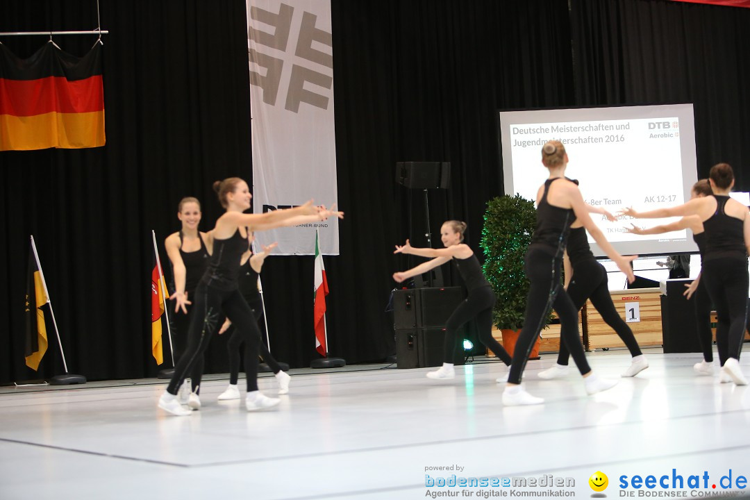 Deutsche Meisterschaften Aerobic 2016: Stockach am Bodensee, 01.10.2016