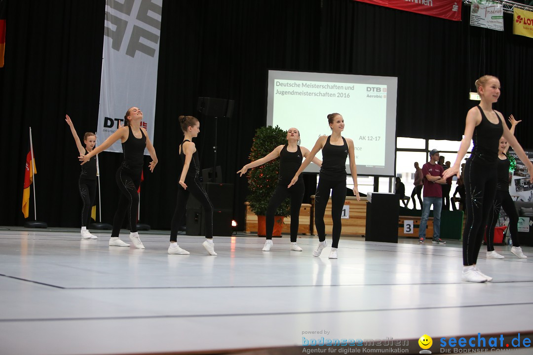 Deutsche Meisterschaften Aerobic 2016: Stockach am Bodensee, 01.10.2016