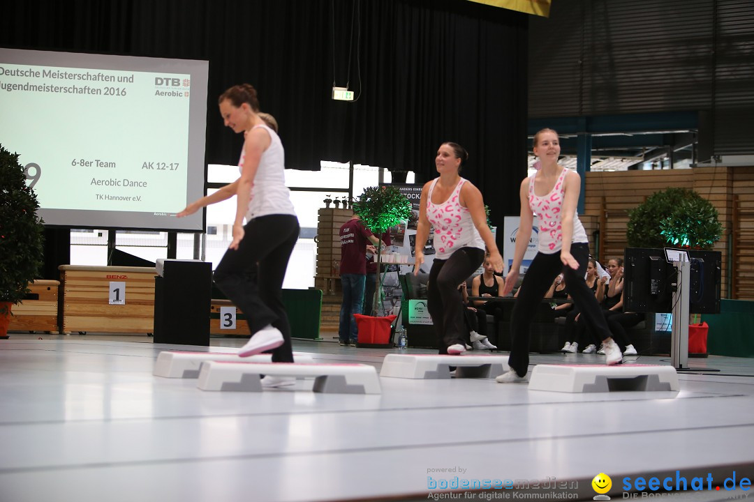 Deutsche Meisterschaften Aerobic 2016: Stockach am Bodensee, 01.10.2016