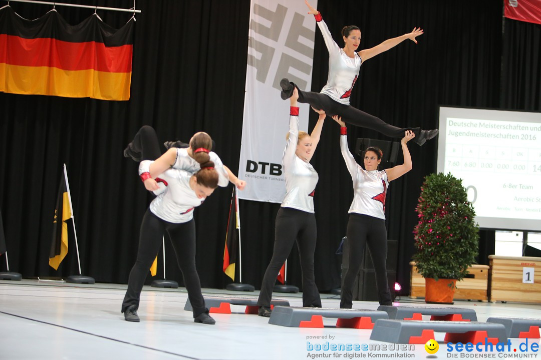 Deutsche Meisterschaften Aerobic 2016: Stockach am Bodensee, 01.10.2016