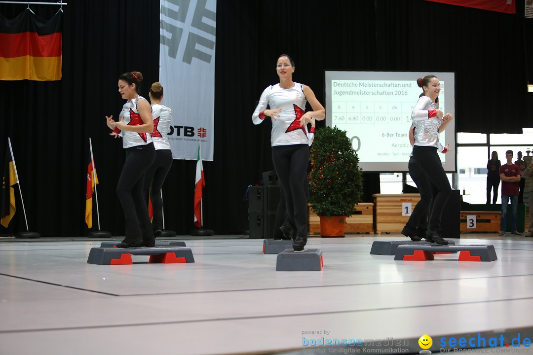 Deutsche Meisterschaften Aerobic 2016: Stockach am Bodensee, 01.10.2016