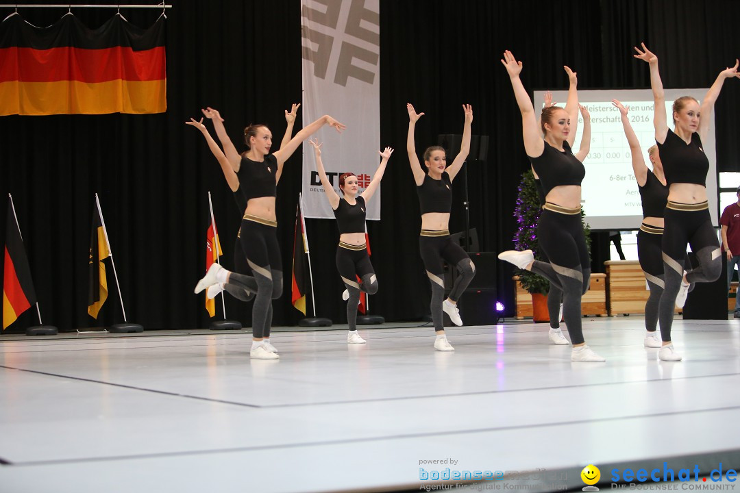 Deutsche Meisterschaften Aerobic 2016: Stockach am Bodensee, 01.10.2016