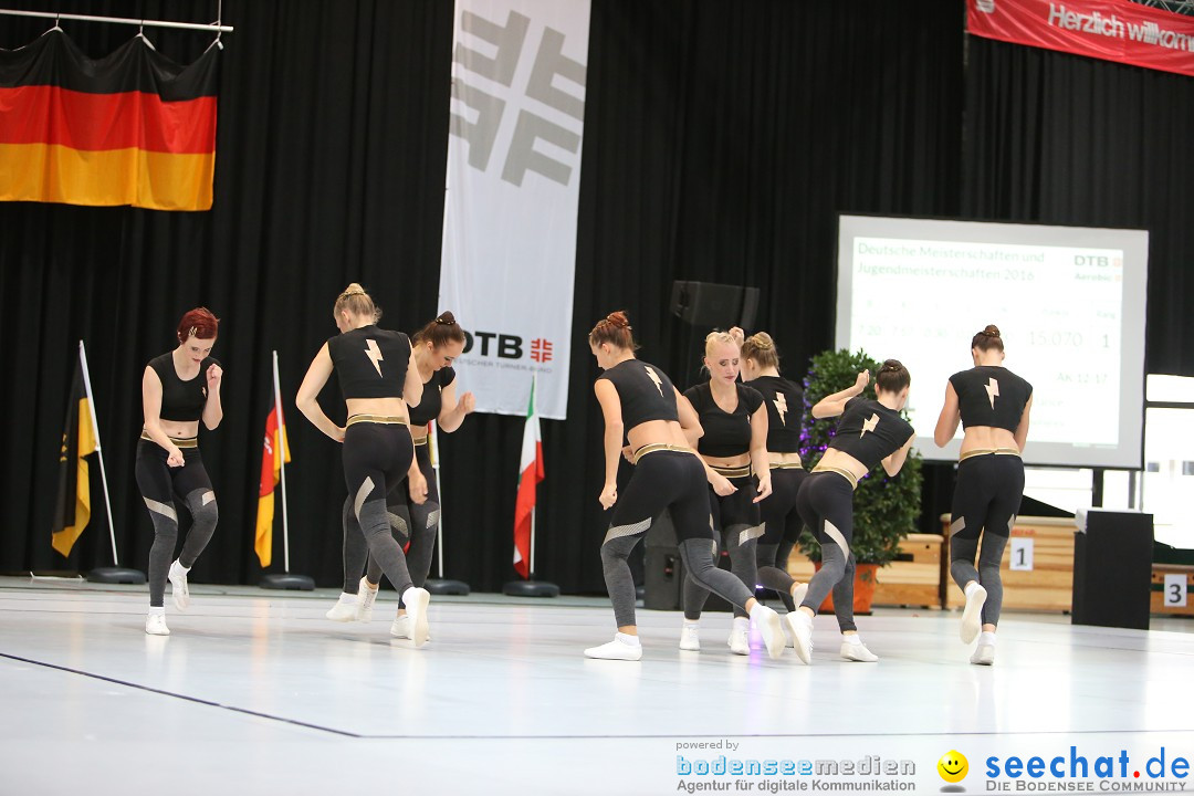 Deutsche Meisterschaften Aerobic 2016: Stockach am Bodensee, 01.10.2016