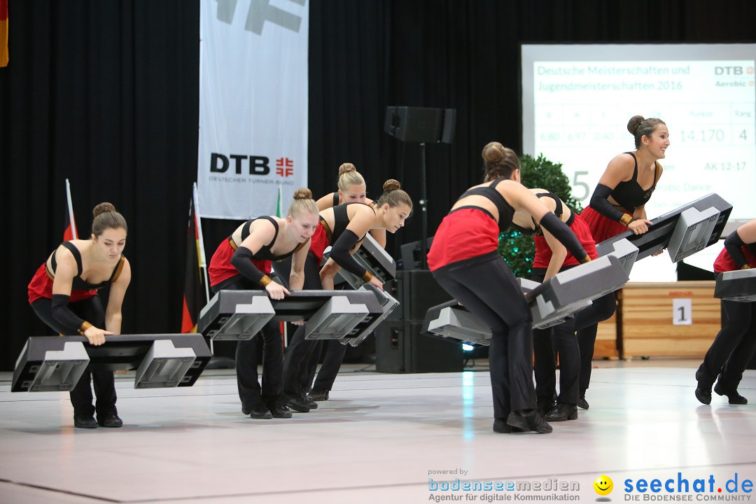 Deutsche Meisterschaften Aerobic 2016: Stockach am Bodensee, 01.10.2016