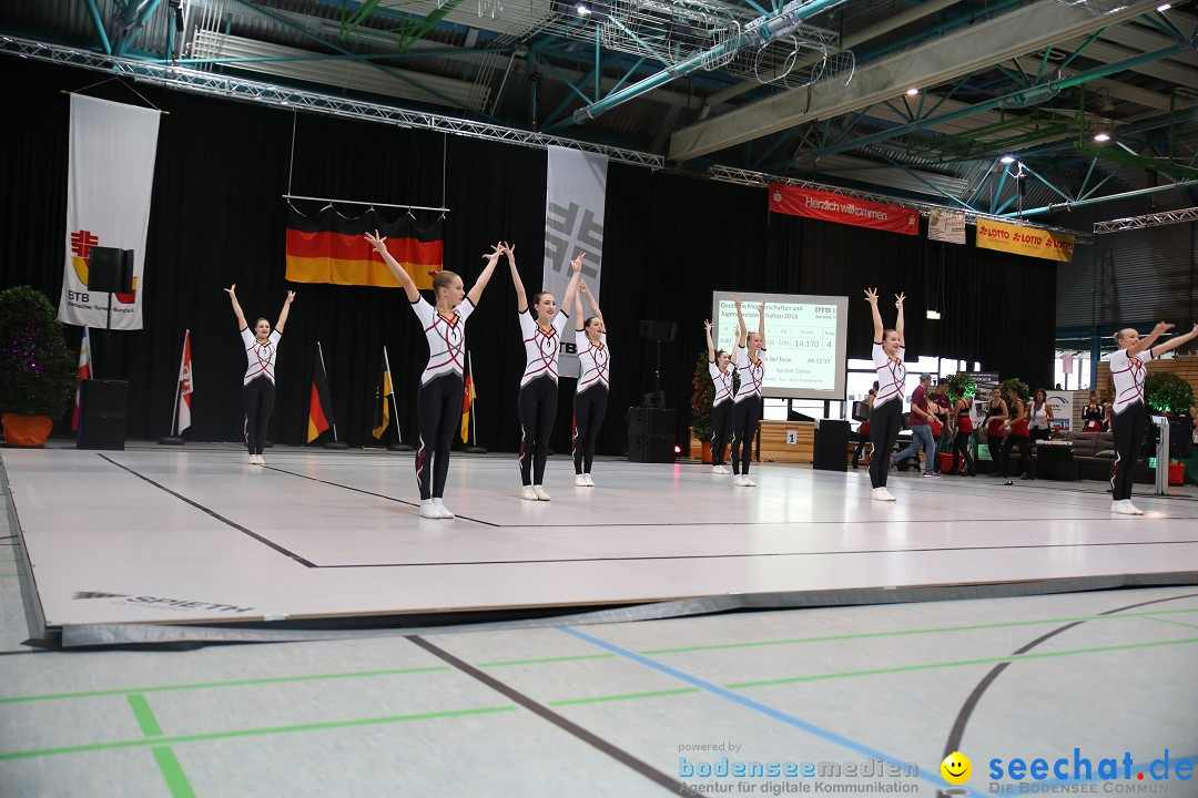 Deutsche Meisterschaften Aerobic 2016: Stockach am Bodensee, 01.10.2016