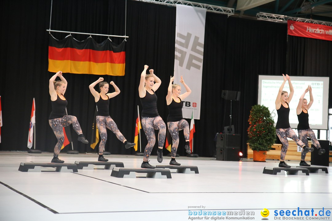 Deutsche Meisterschaften Aerobic 2016: Stockach am Bodensee, 01.10.2016