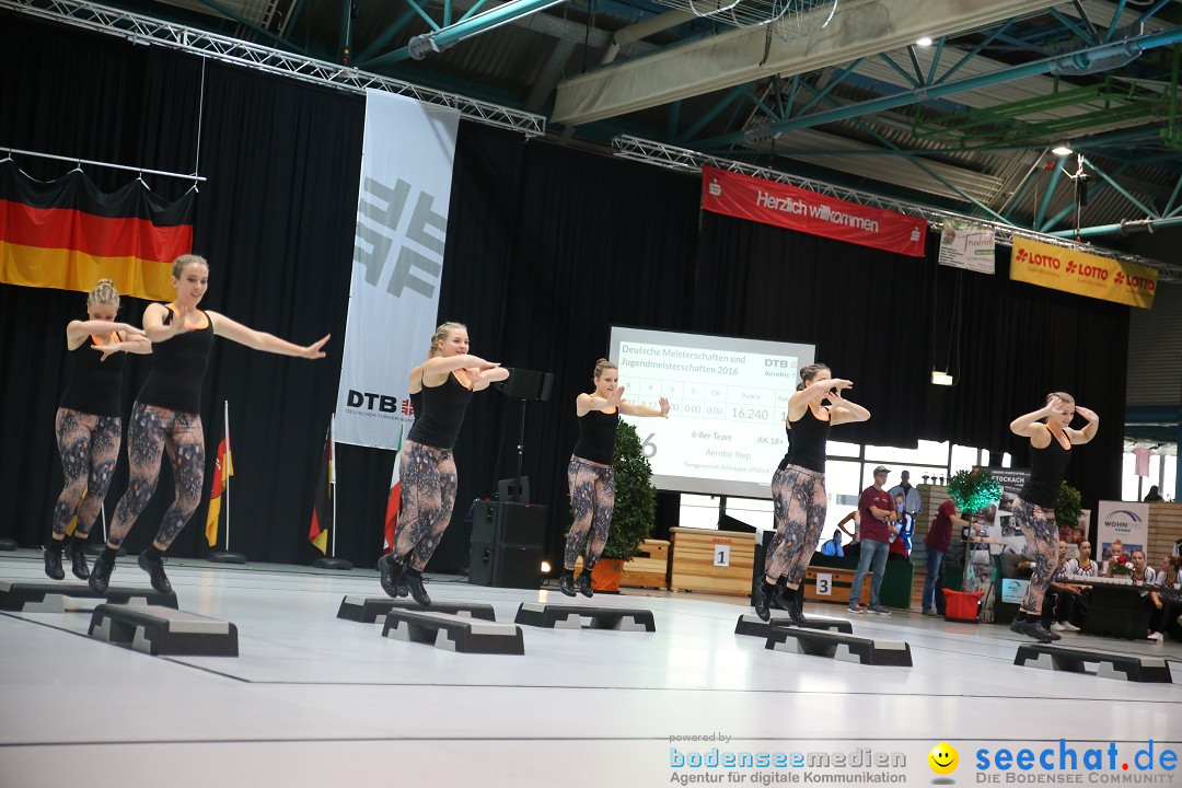 Deutsche Meisterschaften Aerobic 2016: Stockach am Bodensee, 01.10.2016