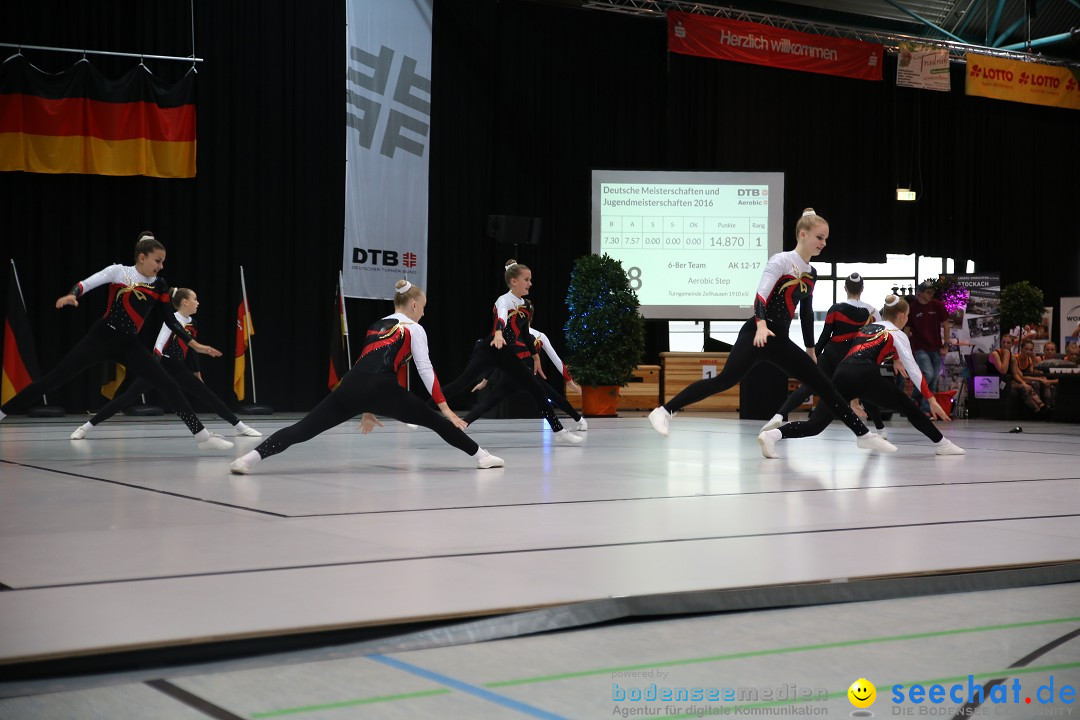 Deutsche Meisterschaften Aerobic 2016: Stockach am Bodensee, 01.10.2016