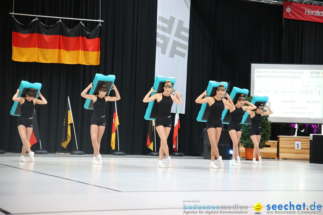 Deutsche Meisterschaften Aerobic 2016: Stockach am Bodensee, 01.10.2016