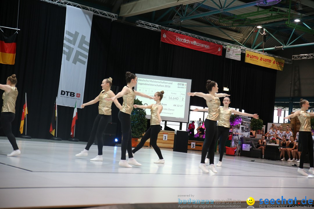 Deutsche Meisterschaften Aerobic 2016: Stockach am Bodensee, 01.10.2016