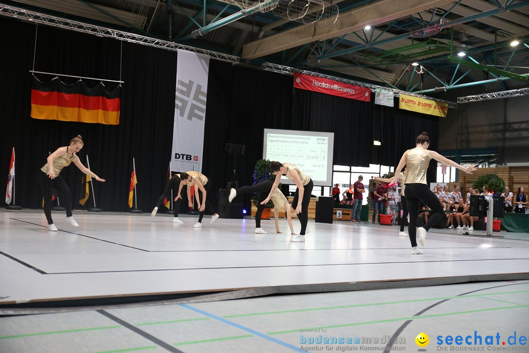 Deutsche Meisterschaften Aerobic 2016: Stockach am Bodensee, 01.10.2016