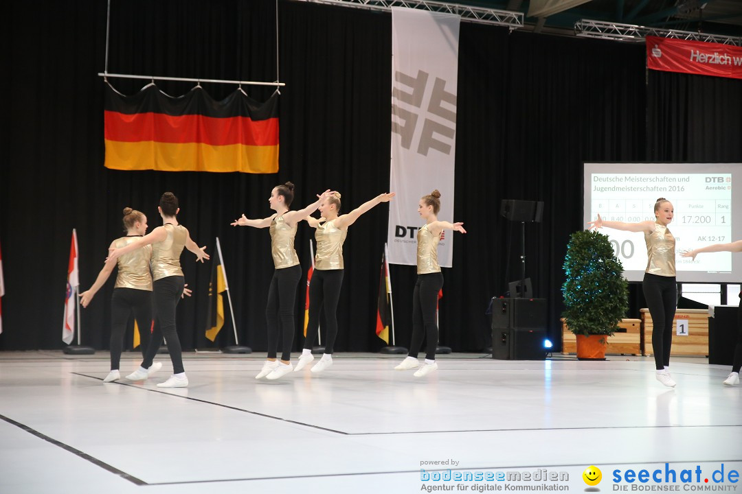 Deutsche Meisterschaften Aerobic 2016: Stockach am Bodensee, 01.10.2016