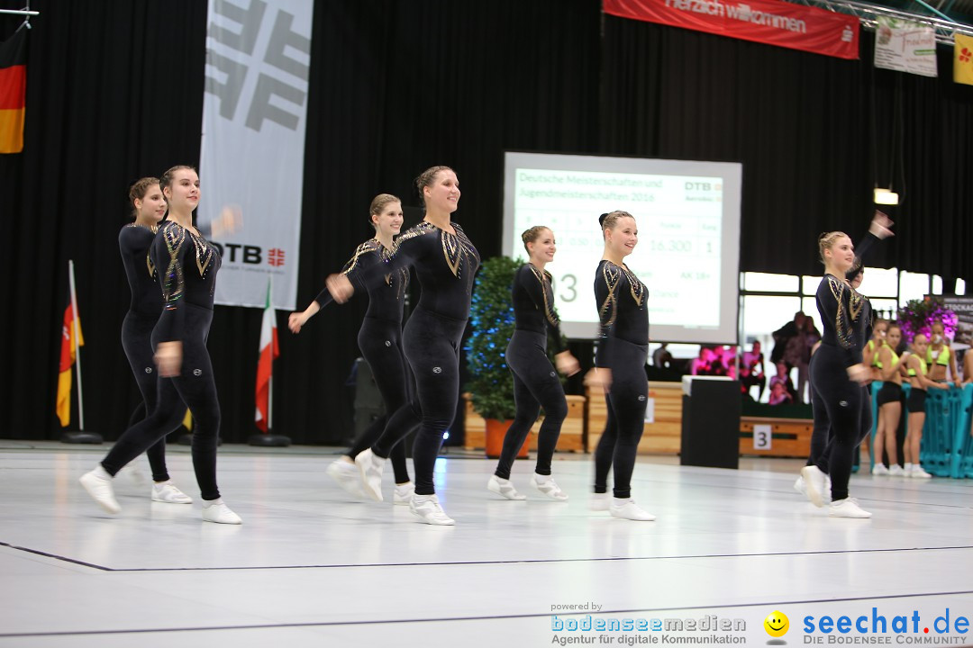 Deutsche Meisterschaften Aerobic 2016: Stockach am Bodensee, 01.10.2016