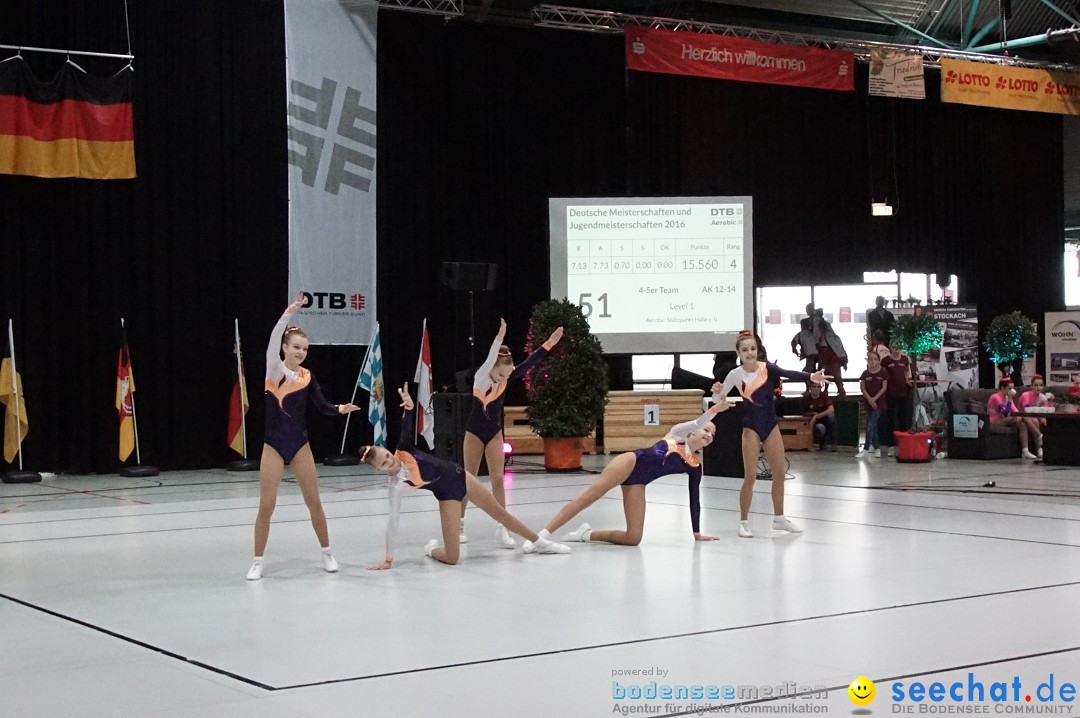 Deutsche Meisterschaften Aerobic 2016: Stockach am Bodensee, 02.10.2016