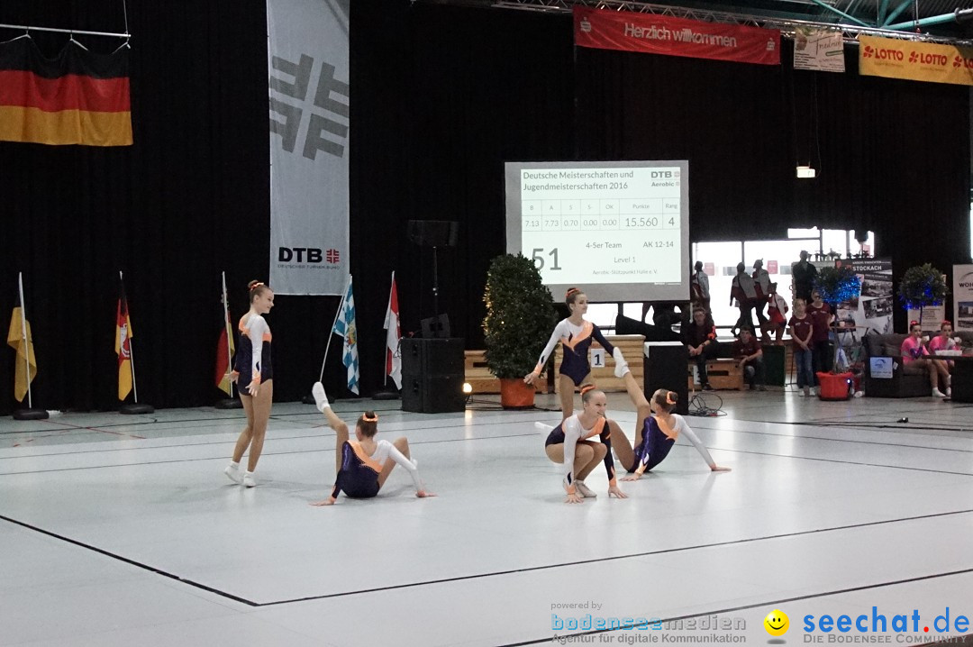 Deutsche Meisterschaften Aerobic 2016: Stockach am Bodensee, 02.10.2016